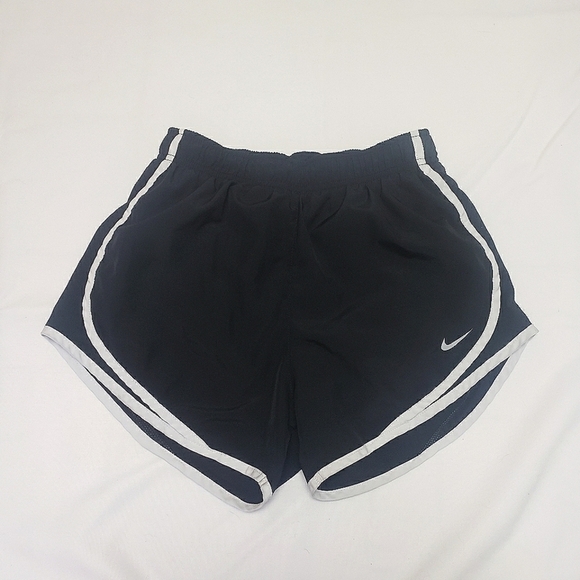 NIKE Tempo Running Shorts Black with White Outline Size Small - Picture 3 of 10